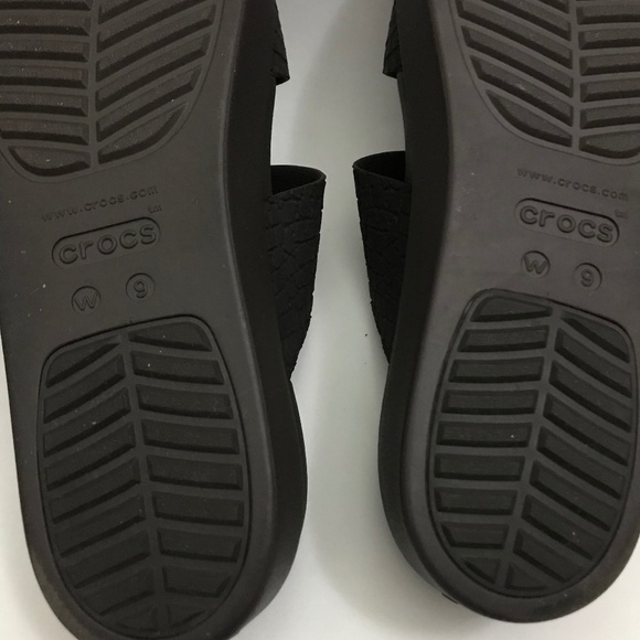 Crocs Women’s Platform Sandals Brown Color Size 9 - Picture 10 of 15